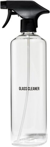 Public Goods Empty Glass Spray Bottle for Glass Cleaner | Refillable Spray Bottle for Cleaning | Made with Clear Borosilicate Glass for Windows, Mirrors | BPA Free | 24 Oz in Kuwait