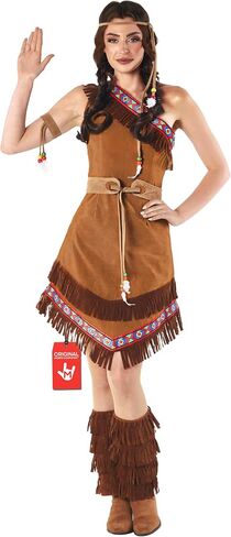 fun shack Native American Womens Costume, Maiden Princess Dress Up Outfit, Warrior Princess Costume for Halloween in Kuwait