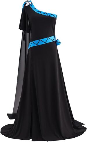 Women Hades Cosplay Costume Female Greek God Robe Dress Halloween Outfits in Saudi Arabia