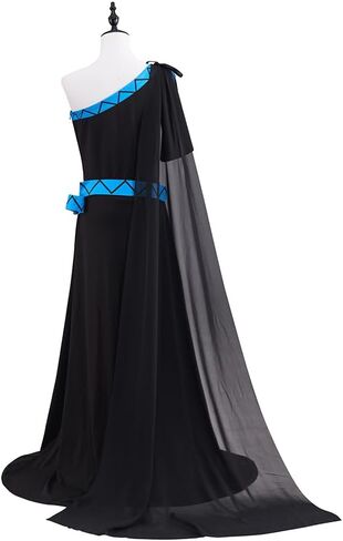 Women Hades Cosplay Costume Female Greek God Robe Dress Halloween Outfits in Saudi Arabia