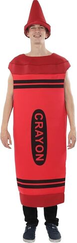 Orion Costumes Men's Red Crayon Adult Costume One Size in Saudi Arabia
