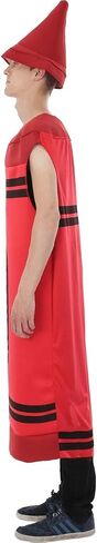 Orion Costumes Men's Red Crayon Adult Costume One Size in Saudi Arabia