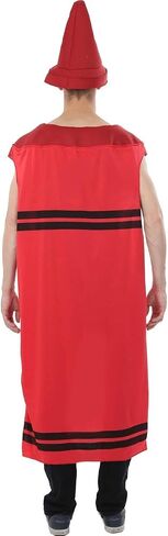 Orion Costumes Men's Red Crayon Adult Costume One Size in Saudi Arabia