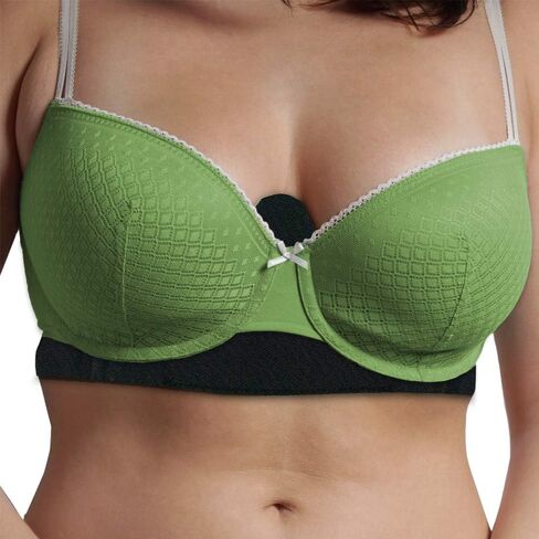 More of Me to Love Viscose and Cotton Blend Bra Liner (3-Pack, Medium, Black, White, Beige) - Soft, Wicking, Seamless in Saudi Arabia