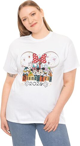 Magic Kingdom Castle Shirts for Women, Men & Kids – Matching Family Vacation Disney Shirts 2026, Regular & Plus Size Family Travel Outfits White in Saudi Arabia