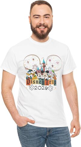 Magic Kingdom Castle Shirts for Women, Men & Kids – Matching Family Vacation Disney Shirts 2026, Regular & Plus Size Family Travel Outfits White in Saudi Arabia