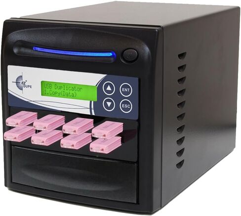 EZ DUPE 1 to 23 USB Duplicator - 2GB/Min - Multiple USB flash media thumb drive Standalone Copier & Eraser/Sanitizer - at copy speed up to 35mb/Sec (U23-SSPX8) in Kuwait