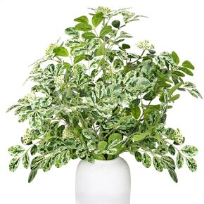 5PCS Artificial Eucalyptus Stems for Vase Pot- 35 Inch Fake Plants Faux Greenery Leaves Branches for Arrangement Dining Entryway Table Decor - Green in Saudi Arabia