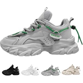 Men's Fashion Retro Chunky Sneakers Stylish Y2K Dad Shoes Casual Comfortable Non Slip Versatile Athletic Shoes in Saudi Arabia