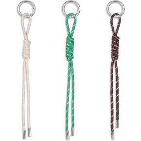 Paracord Braided Keychain Handwoven Rope Keychain Knot Lanyard Keyring for Handbag Braided Rope Charms for Purse Handmade Key Chain Purse Hanging Ornament Backpack Decoration Accessories in Saudi Arabia