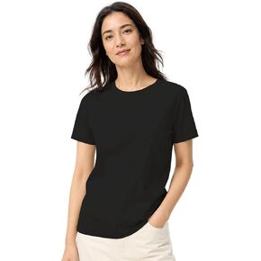 KHOR Womens T-Shirts -Premium 100% Cotton Crew Neck Tee,Classic Tee -Short Sleeve, Ultra-Soft, Breathable, Everyday Essential in Kuwait