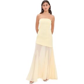 endless rose Women's Strapless Combined Godet Dress in Saudi Arabia