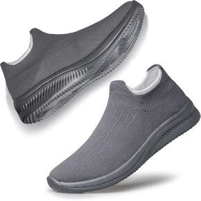 vibdiv Men Pull-on Shoes Sock Sneakers Tennis Casual Breathable Lightweight Comfortable in Saudi Arabia