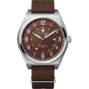 SAPPHERO Watches for Men Waterproof 5ATM Silicone Strap Quartz Analog Watch Stainless Steel Case Mens Wrist Watches Date Design Sport Casual Business Elegant Gift for Men in Saudi Arabia
