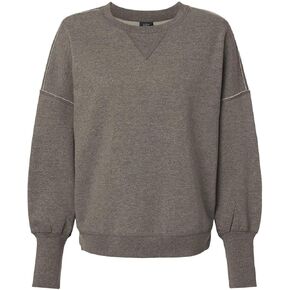 MV Sport - Women's Sueded Fleece Crewneck Sweatshirt - W22712 - S - Charcoal in Saudi Arabia
