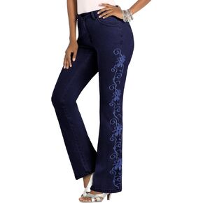 Roaman's Women's Plus Size Whitney Jean with Invisible Stretch in Saudi Arabia
