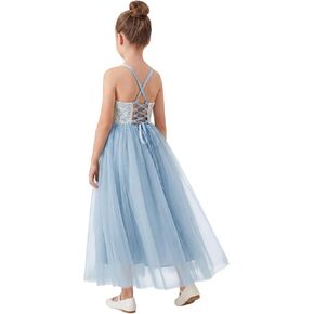 LalaMira Girls Sage Green Boho Flower Girl Dress Lace Tulle Wedding Birthday Party Bridesmaid Adjustable Back in Saudi Arabia