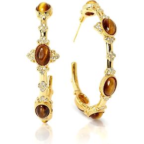 Brown Hoop Earrings for Women Black Gold Rhinestone Earrings Vintage Statement Jewelry Black Gold Formal Party Dresses for Women in Saudi Arabia