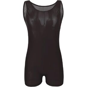 PURFUN Sexy Mens Leotard One Piece Bodysuit Wrestling Singlet Stretchy Jumpsuit Undershirt See Through Shapewear Lingerie in Saudi Arabia