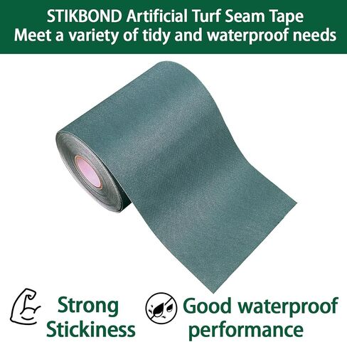 Single-Sided 6Inch x 33Ft Artificial Grass Self-Adhesive Turf Seam Tape for Lawn,Carpet Jointing in Kuwait
