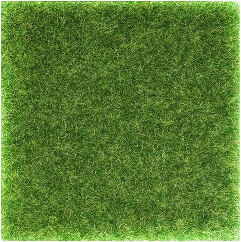1 Packs Fake Grass for Crafts Artificial Garden Grass for Dollhouse 12 X 12 Inches Miniature Ornament Garden Dollhouse DIY Grass in Saudi Arabia