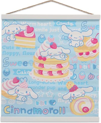 Open Road Brands Hello Kitty and Friends Round Hanging Acrylic Wall Decor | Cute Hello Kitty Wall Art for Home in Kuwait