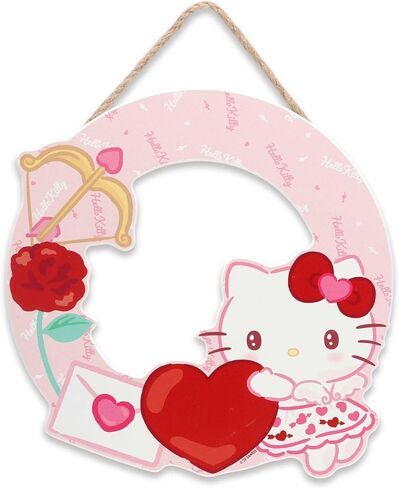Open Road Brands Hello Kitty and Friends Round Hanging Acrylic Wall Decor | Cute Hello Kitty Wall Art for Home in Kuwait