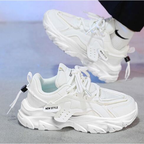 Men's Fashion Retro Chunky Sneakers Stylish Y2K Dad Shoes Casual Comfortable Non Slip Versatile Athletic Shoes in Saudi Arabia
