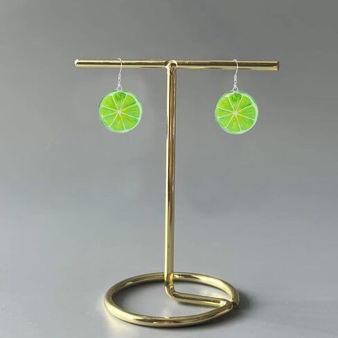 Statement Creative Funny Lifelike Fruits Tomato Kiwi Orange Watermelon Grapefruit Earrings Acrylic Earrings for Women in Saudi Arabia