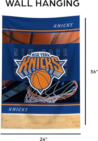 Detailed Knicks Collage Wall Tapestry 24x36 by Northwest in Kuwait