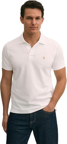 Brooks Brothers Men's Supima Cotton Short Sleeve Stretch Polo Slim Fit in Kuwait