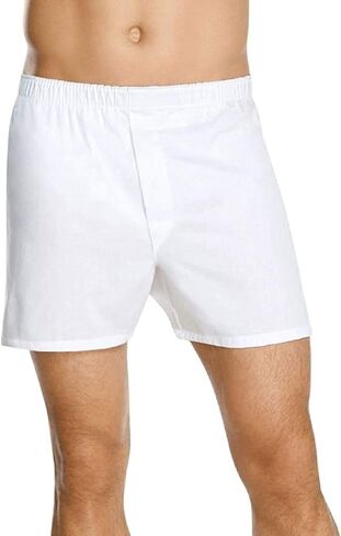 Hanes Men's 5-Pack Tartan Boxer with Inside Exposed Waistband (Small, White-4 Pack) in Saudi Arabia