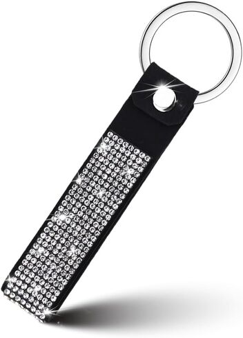 Bling Rhinestone Wristlet Keychain Wrist Lanyard Extended Wristlet Keychain Accessories for Girls Women, Wrist Strap Car Key Ring Strap for Phone Wallet Cameras Keys in Saudi Arabia