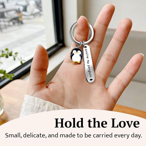 You're My Penguin Keychain, Love Charm, Valentine's Gift, for Wedding Anniversary, Penguin Keychain for Boyfriend in Saudi Arabia