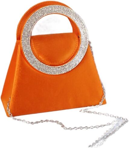 Stylish diamond set tote Ring Tote party bag Silk shoulder bag Elegant crossbody bag in Saudi Arabia