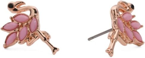 Betsey Johnson Flamingo Stud Earrings in Kuwait