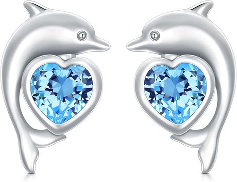 925 Sterling Silver Dangle Leverback Earrings Animal Stud Sports Hoop Earrings Jewelry Gifts for Women in Saudi Arabia