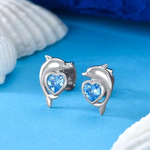 925 Sterling Silver Dangle Leverback Earrings Animal Stud Sports Hoop Earrings Jewelry Gifts for Women in Saudi Arabia