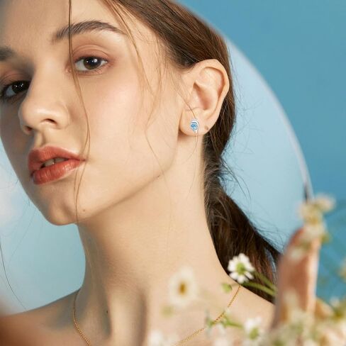 925 Sterling Silver Dangle Leverback Earrings Animal Stud Sports Hoop Earrings Jewelry Gifts for Women in Saudi Arabia