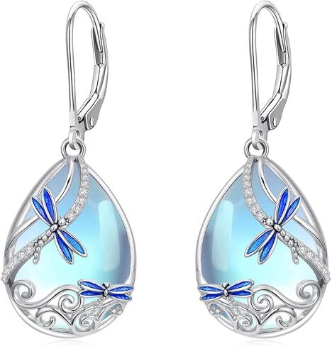 925 Sterling Silver Dangle Leverback Earrings Animal Stud Sports Hoop Earrings Jewelry Gifts for Women in Saudi Arabia