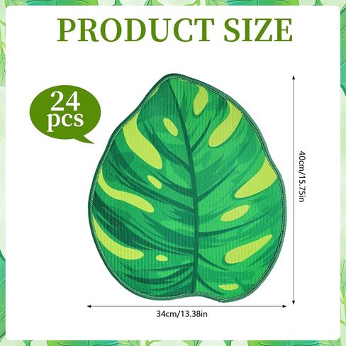 24 Pcs Green Leaf Carpet 16 Inch Leaf Shape Sitting Mat Sitting Floor Seats Non Slip Backing Classroom Rug Cushions Soft Mat for Preschool Elementary Daycares School Learning Playing Areas in Saudi Arabia