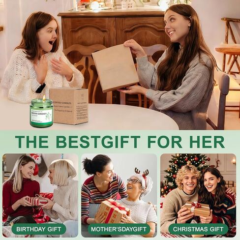Lavender Candles, Scented Candles, Made of Natural Organic Soy Wax, in Glass Jars, can Burn for 160 Hours continuously, an Ideal Gift for Friends on Their Birthdays in Saudi Arabia