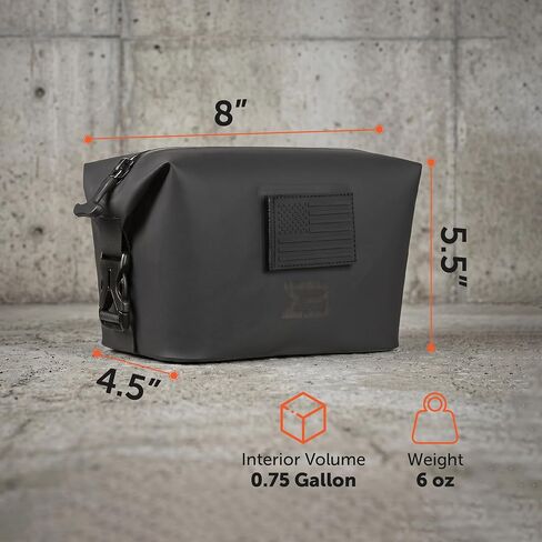 Waterproof Field Kit, IP67 Leakproof Zipper Pouch for Toiletries, Travel, First Aid, Tech Gear and Outdoor Essentials in Saudi Arabia