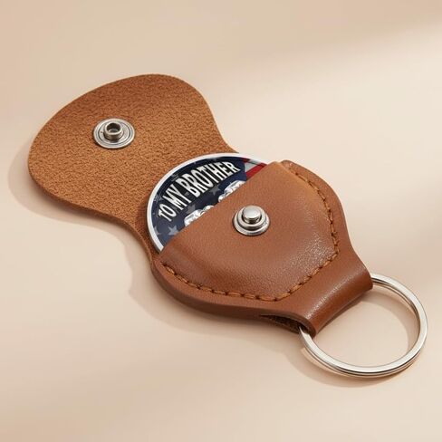 Once A Brother Always A Brothers Coin Keychain, Pocket Hug Stainless Steel Friendship Birthday Gift Accessories in Saudi Arabia