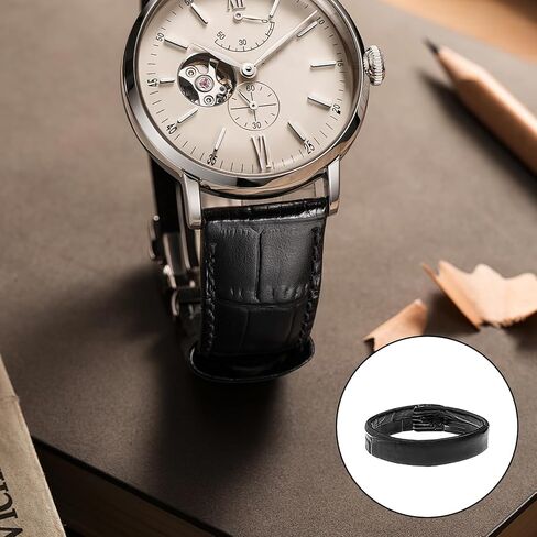 14 Pcs Leather Watch Band Keeper - 7 Sizes Watch Strap Loop Replacement. Durable Wristband Fastener Rings for Smartwatches, Secure Holder Accessories in Saudi Arabia