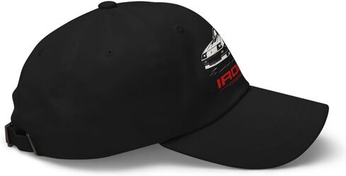 1988 IROC-Z Camaro Dad Hat – Retro White & Red Print Cotton Twill Cap with Adjustable Strap in Saudi Arabia