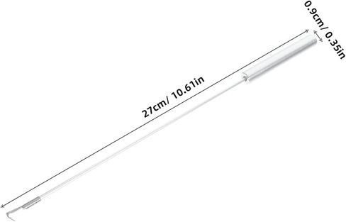 Luxshiny Wall Clock Pendulum Replacement Cylinder Metal Pendulum for DIY Clock Repair Parts and Accessories Accurate Timekeeping Silver 10.62In in Kuwait