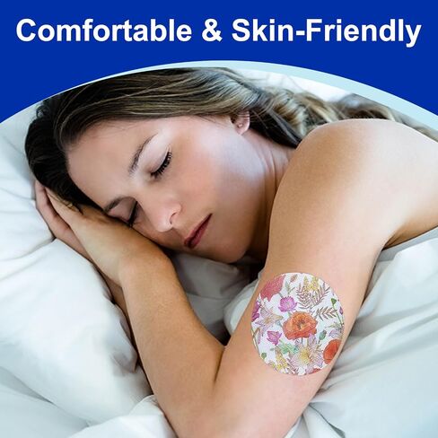 15Pack Libre 2 Sensor Covers Waterproof & Sweatproof, Freestyle CGM Adhesive Patches No Hole, Compatible for Lingo & Libre 2/3 Plus Sensor, 15 Days Long Stay Hypoallergenic & Latex-Free in Saudi Arabia