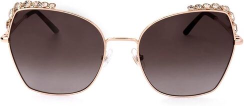 Carolina Herrera Brown Gradient Square Ladies Sunglasses HER 0145/S 0000/HA 59 in Saudi Arabia