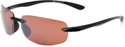 Mass Vision 'The Influencer' Lightweight Sport Wrap Bifocal Reading Sunglasses for Men and Women with UV400 Protection in Saudi Arabia